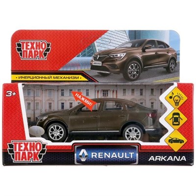 Модель ARKANA-12SLFIL-BN RENAULT ARKANA матовый бежевый Технопарк в коробке - фото 47081504