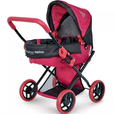 Коляска для куклы 8446-0325 Трансформер BUGGY BOOM красный Amidea - фото 47081589