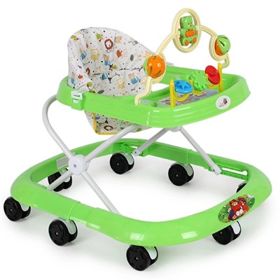 Ходунки Мишка 8 кол. муз. игрушки зеленый 228 - фото 47082196