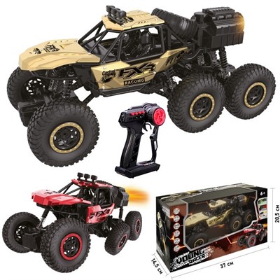 Джип на радиоуправлении Young Racer MKYJ-042 c дымом, аккум, USB в коробке - фото 47082486