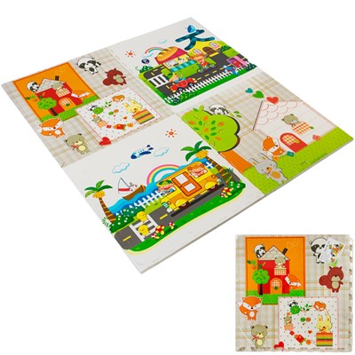 Коврик игровой 141V-488 60*60cm. 4эл. - фото 47083140