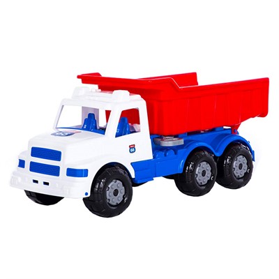 Автомобиль самосвал Буран" №3 бело-синий 90355 П-Е - фото 47086247