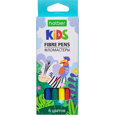 Фломастеры 6цв Африка FP_078344 Hatber - фото 47087230
