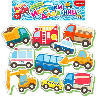 Игрушка для ванной Машинки в городе 4389 - фото 47087335