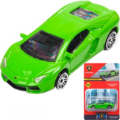 Модель LP700-7-GE lamborghini lp-700, длина 7 см, зеленый Технопарк в кор. - фото 47087428