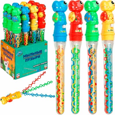Мыльные пузыри Т25897 Мы-шарики! с веерным венчиком Дракоша 160 мл 1toy - фото 47087548