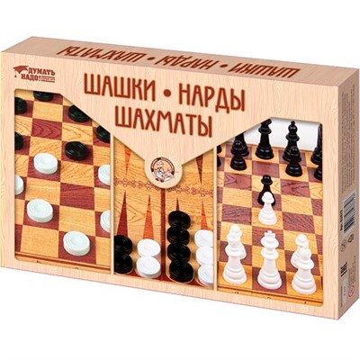 Шашки Нарды Шахматы большие 03872 - фото 47088492
