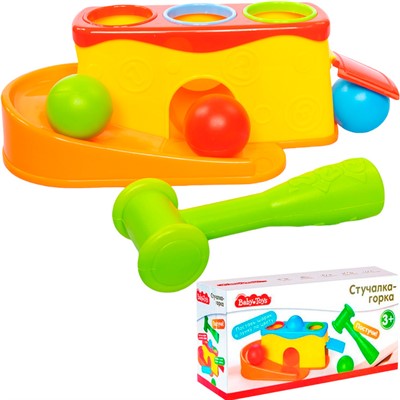 Игрушка Стучалка-горка 2 в 1 Baby toys 70007 - фото 47088815