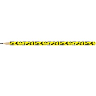 Карандаш ч/г круглый заточенный 3068 Смайлики PR-12Д - фото 47089690