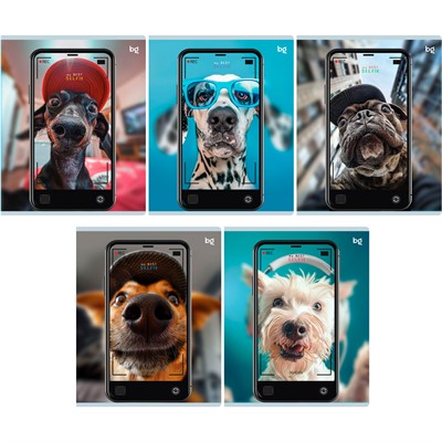 Тетрадь 48 л. клетка BG "Selfie" 375964 - фото 47091008