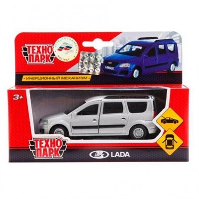 Модель SB-16-47-N(SL)-WB Lada Largus серебристая Технопарк  в коробке - фото 47707022