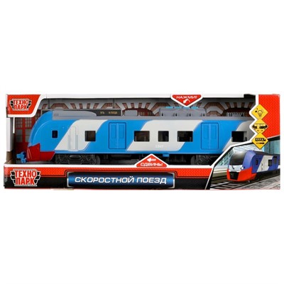 Модель ELTRAINLAST-30PL-BUGY Поезд скоростной Технопарк  в коробке - фото 48426839