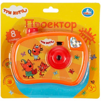 Игрушка на батарейках Фотоаппарат-проектор Три Кота 8 слайдов B2197603-R3 - фото 48546440
