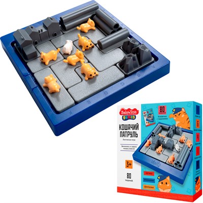Игра настольная "Кошачий патруль" Baby toys 70033 - фото 49551168