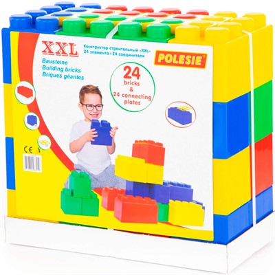 Конструктор строительный  "XXL" 24 эл. 68019 П-Е /1/ - фото 50335881