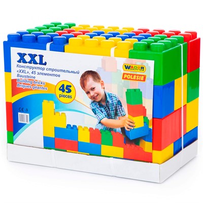 Конструктор строительный  "XXL" 45 эл. 37510 П-Е /1/ - фото 50357029