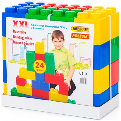 Конструктор строительный  "XXL" 24 эл. 37503 П-Е /1/ - фото 50357035