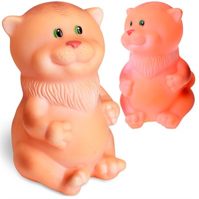 Резиновая игрушка Кот Жорик С-700 Огонек /20/ - фото 51474449