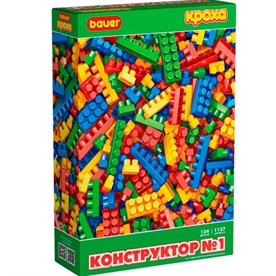 Конструктор Bauer Конструктор №1 124 эл. в кор. 1137 - фото 51474581