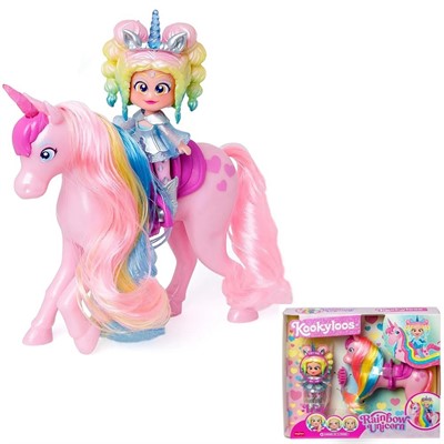 Кукла IRIS с единорогом, 2 вида в ассорт., KL2410 KOOKYLOOS UNICORNS - фото 53648442