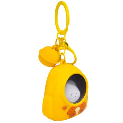 Брелок с животными внутри на бат. 5 см FG250327627C цвет в ассорт. - фото 53769709