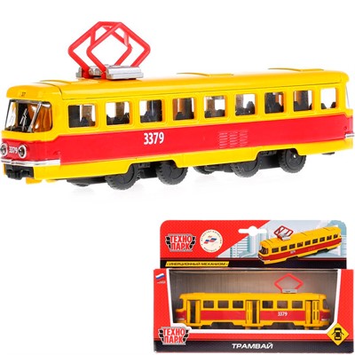 Модель SB-16-66WB Трамвай Технопарк в коробке - фото 54342966