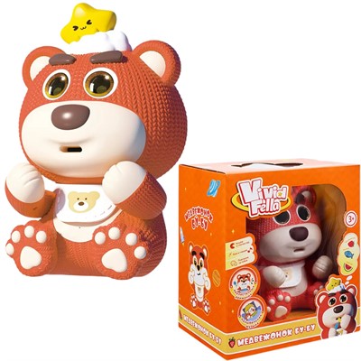 Игрушка на батарейках интерактивная Vivid Fella Медвежонок БУ-БУ SF82306A - фото 56597518