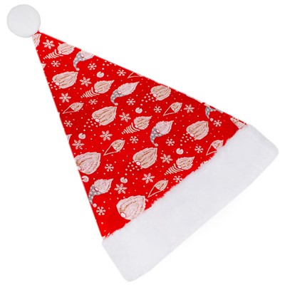 Колпак Новогодний красный с гномиком FG250327319C - фото 56705274