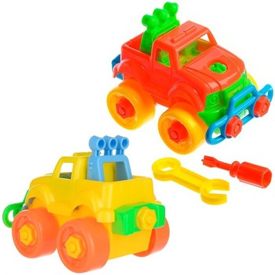 Конструктор 899-7 Машина с отверткой в пак. - фото 56827014