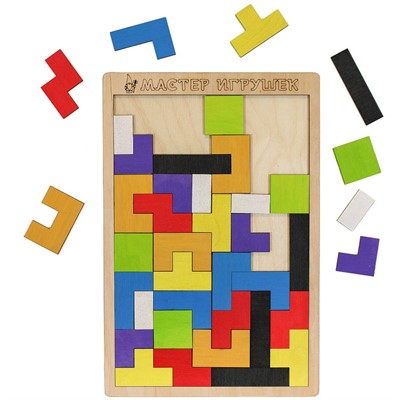 Деревянная Головоломка Тетрисум IG0770 - фото 57406369