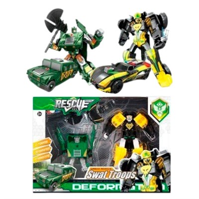 Робот-трансформер KKR-30A Машина 2 в наборе в коробке - фото 57406398