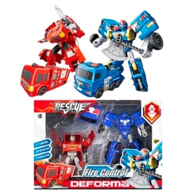 Робот-трансформер KKR-31A  Машина 2 в коробке в коробке - фото 57406399