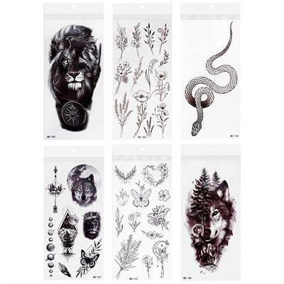 Татуировка-наклейка ТА-3345 - фото 57523555