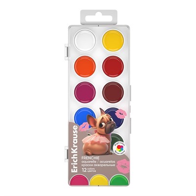 Акварель 12 цв Frenchie 65410 /Erich Krause/ - фото 57758742