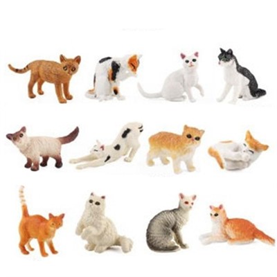 Набор животных KZ956-031E Кошки в пак. - фото 58287837