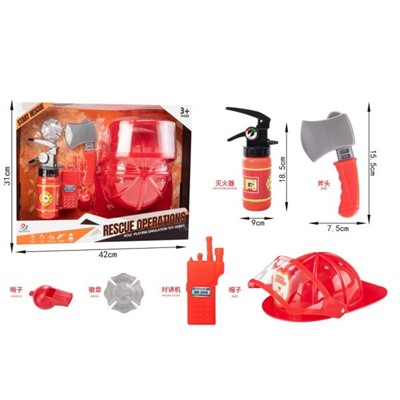 Набор Пожарный 222-4 в коробке - фото 58287879