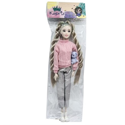 Кукла Miss Kapriz YS999-MZ13 в свитере в пак. - фото 58287890