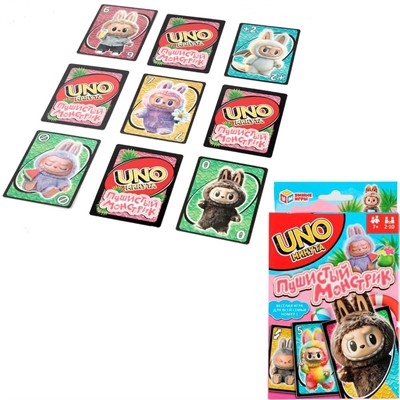 Игра Умка Пушистый монстрик. UNO минута. Карточная игра 4630395058568 - фото 58509896