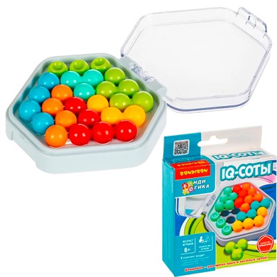 Игра БондиЛогика Bondibon логическая "IQ-СОТЫ" ВВ6593 - фото 58509912