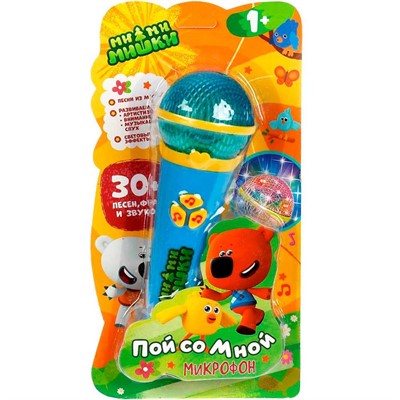 Микрофон Ми-ми-мишки 30 песен,фраз.звуков 1810M201-R5 /168/ - фото 58620978