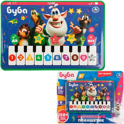 Планшет Обучающий БУБА 150 стихов,песен,звуков Умка HT1117-R17 - фото 58621003