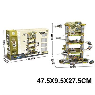 Гараж 8628C Военные в коробке - фото 58954014