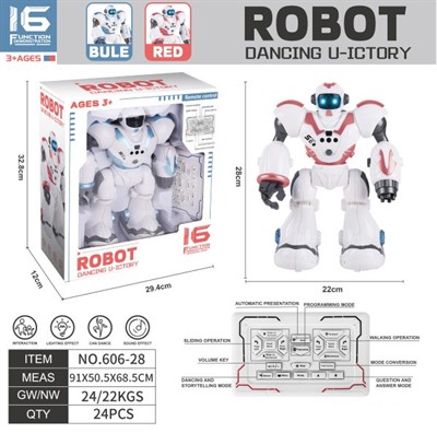 Робот на радиоуправлении 606-28 в кор. - фото 58954016