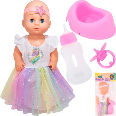 Пупс Miss Kapriz MK30K-C 30 см. с аксесс. в пак. - фото 59064965