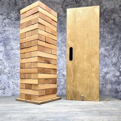 Настольная игра из дерева Дженга ХL - фото 59065034
