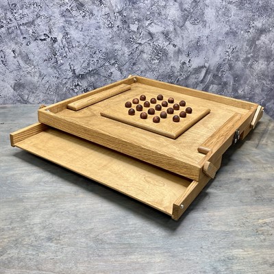 Настольная игра из дерева 21 шарик M - фото 59065107