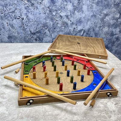 Настольная игра из дерева Рыбалка M - фото 59065190