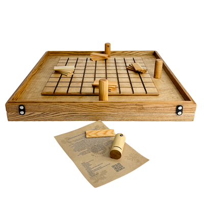 Настольная игра из дерева Коридор L - фото 59065368