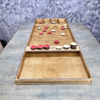 Настольная игра из дерева Жульбак XL фанера - фото 59065588