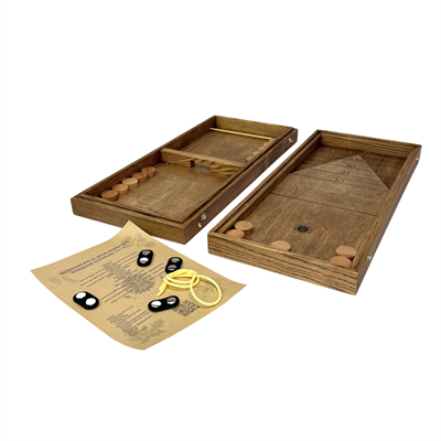 Настольная игра из дерева Вышибалы и Бермудский треугольник M 2 в 1 - фото 59065700